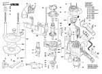 Bosch 3 601 F26 161 GOF 1250 LCE Router Spare Parts